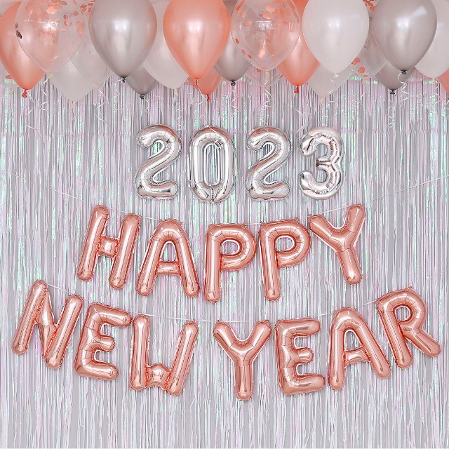2023 HAPPY NEW YEAR 신년 홈파티 장식세트/ 크리스마스 풍선 용품 소품