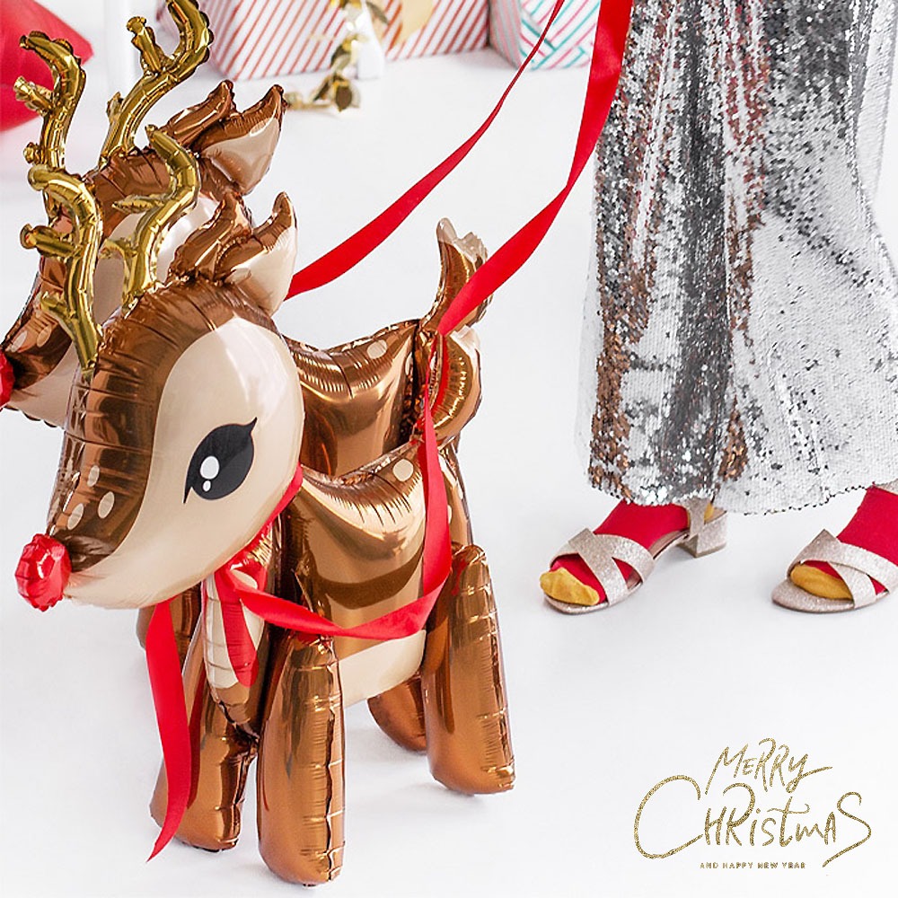 파티데코 크리스마스 은박 스탠딩 레인디어 어린이집 매장 장식