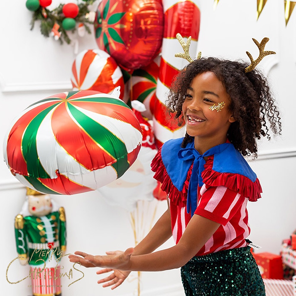 파티데코 크리스마스 은박풍선 홀리롤리 어린이집 장식 풍선