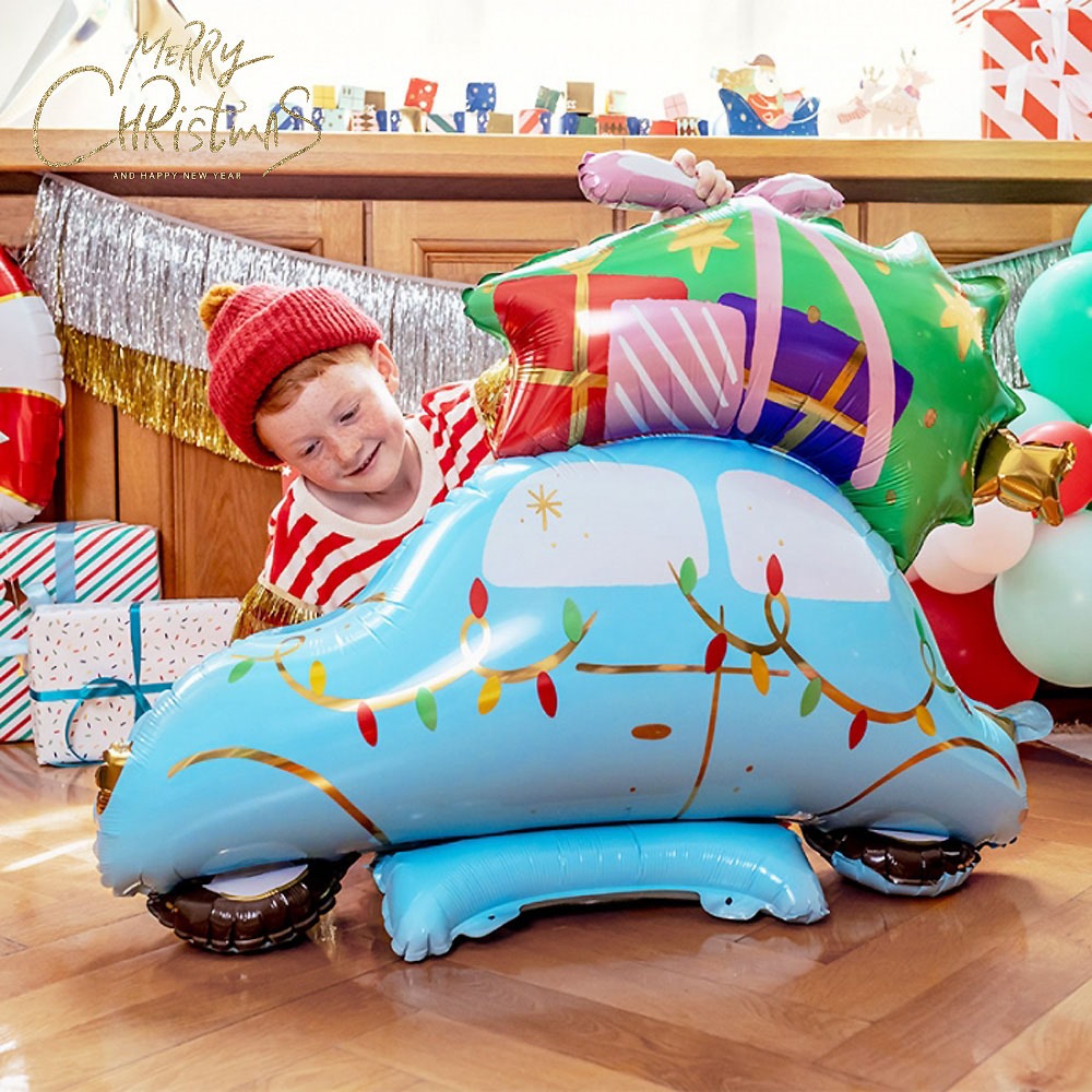 파티데코 은박풍선 크리스마스 자동차 어린이집 매장 장식 풍선